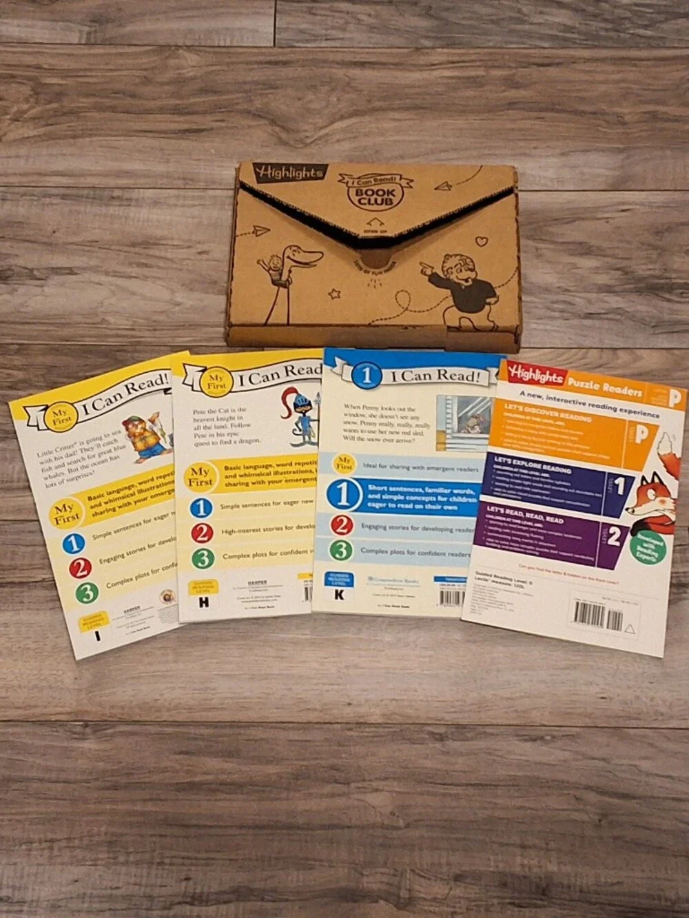 NEW I Can Read My First Reader And Level 1 Early Reader Book Bundle
